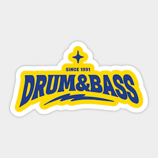 Drum & Bass Sticker